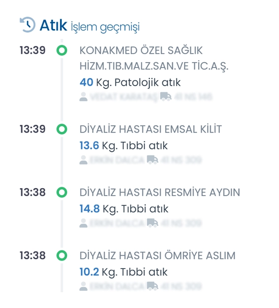 Gelişmiş Atık Takip Sistemi